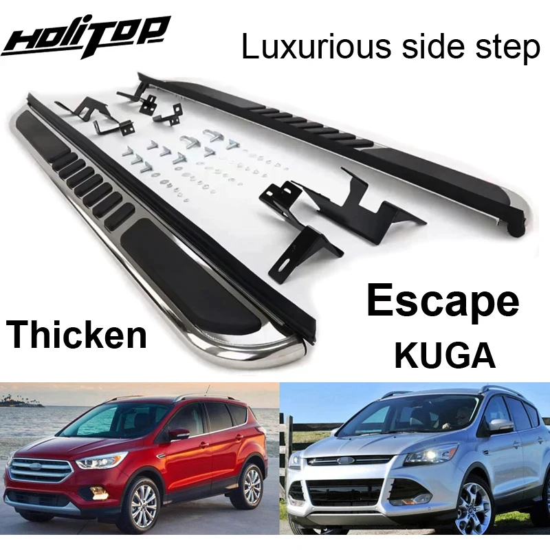 HOT running board side bar side step for KUGA Escape,aluminum alloy & stainless steel,high quality guarantee,recommended
HOT running board side bar side step for KUGA Escape,aluminum alloy & stainless steel,high quality guarantee,recommended