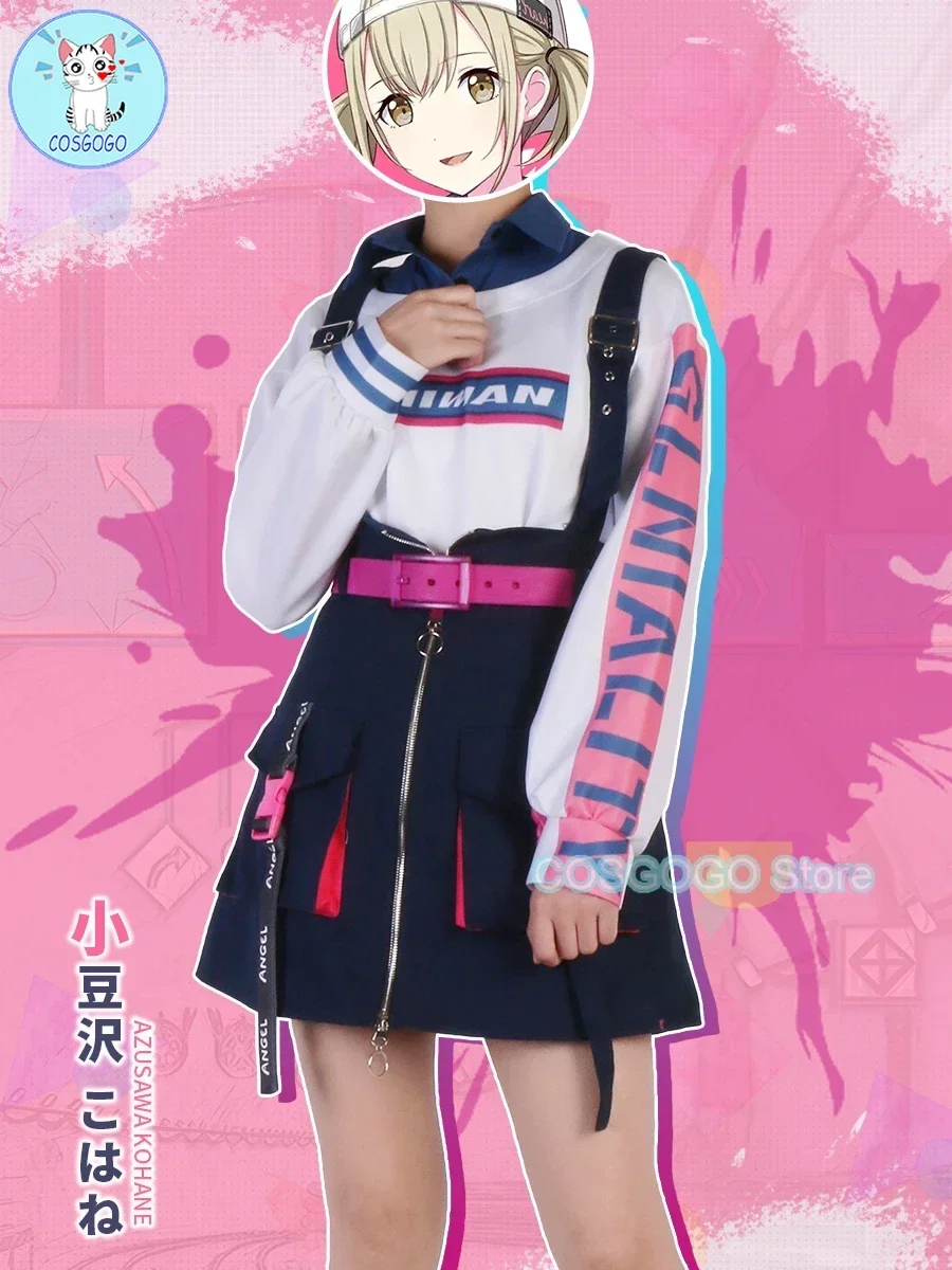 COSGOGO Game Project Sekai Colorful Stage Azusawa Kohane Косплей Костюм PJSK Хэллоуин наряды женский новый костюм униформа
COSGOGO Game Project Sekai Colorful Stage Azusawa Kohane Косплей Костюм PJSK Хэллоуин наряды женский новый костюм униформа
