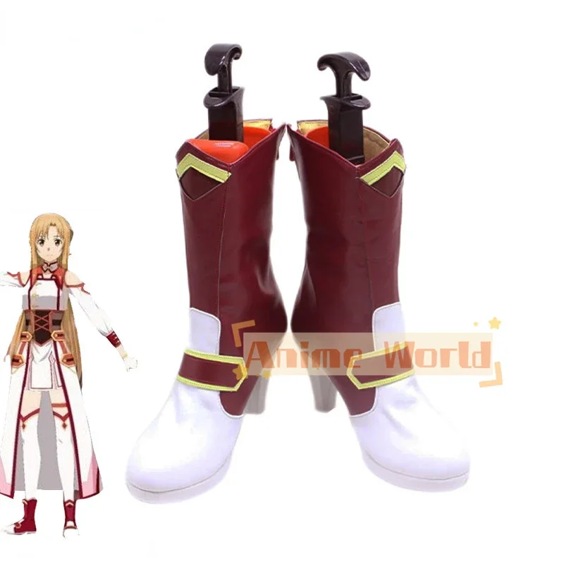 Yuki Asuna Cosplay Shoes Game Sword Art Online PU Leather Shoes Halloween Carnival Boots Cosplay Prop Custom Made
Yuki Asuna Cosplay Shoes Game Sword Art Online PU Leather Shoes Halloween Carnival Boots Cosplay Prop Custom Made