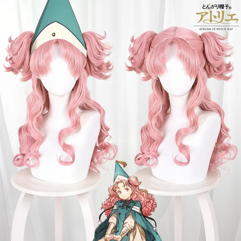 Anime Witch Hat Atelier Tetia Cosplay Wig Pink Curly Hair Long Wig For Men Women Daily Halloween Party Play Role Carnival Prop
Anime Witch Hat Atelier Tetia Cosplay Wig Pink Curly Hair Long Wig For Men Women Daily Halloween Party Play Role Carnival Prop