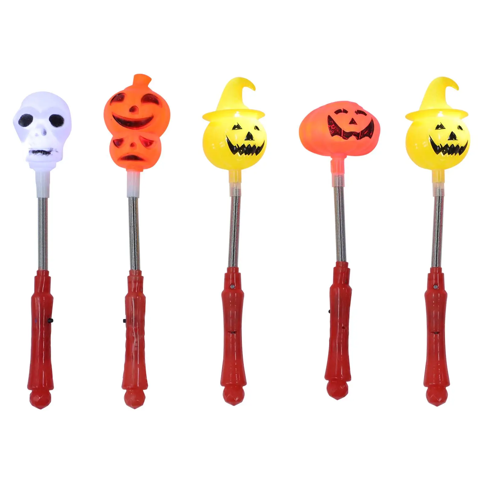 5 Pcs Wands Light up Halloween Shaking Pumpkin Stick 4th of July Glow Sticks Hand
5 Pcs Wands Light up Halloween Shaking Pumpkin Stick 4th of July Glow Sticks Hand