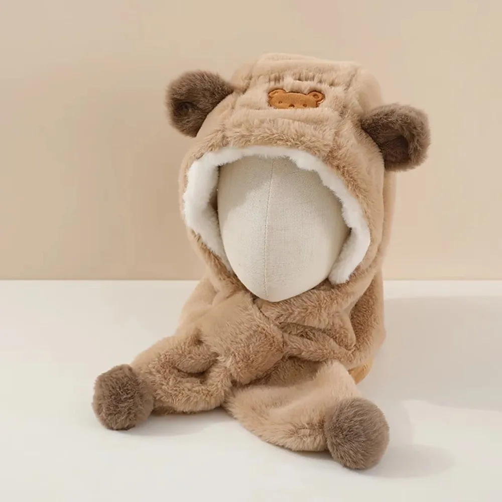 Детская милая теплая пушистая меховая шапка с защитой ушей, мультяшная шапочка, легкий ветрозащитный цельный шарф, зимняя шапка
Детская милая теплая пушистая меховая шапка с защитой ушей, мультяшная шапочка, легкий ветрозащитный цельный шарф, зимняя шапка