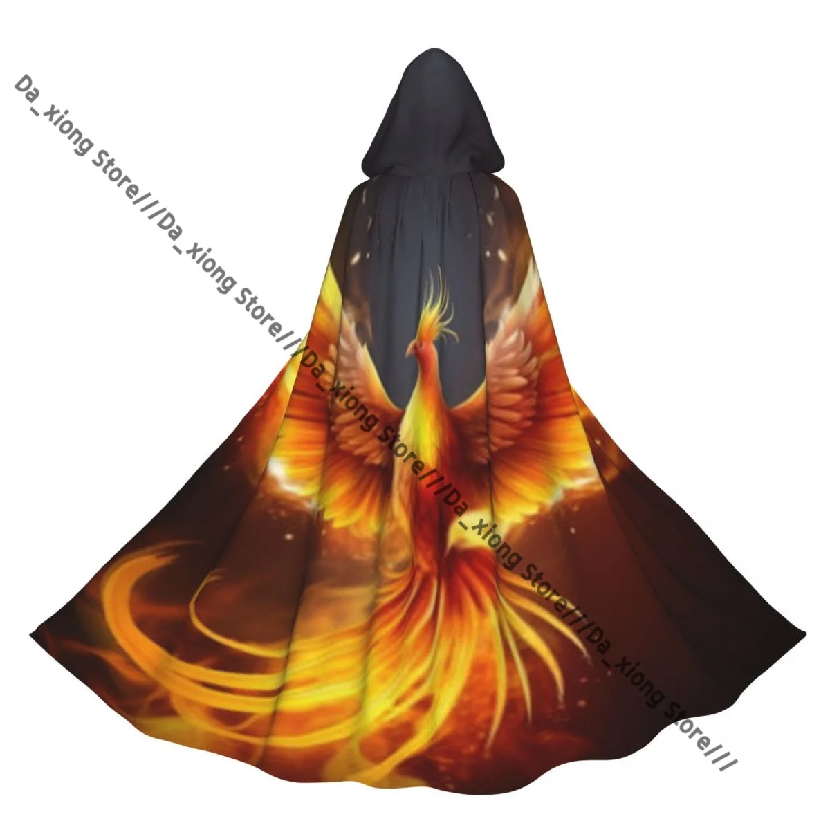 Witch Long Hooded Robe Phoenix Rising From Ash Bird In Fire Symbol Halloween Cloak Cosplay Costumes for Adult
Witch Long Hooded Robe Phoenix Rising From Ash Bird In Fire Symbol Halloween Cloak Cosplay Costumes for Adult