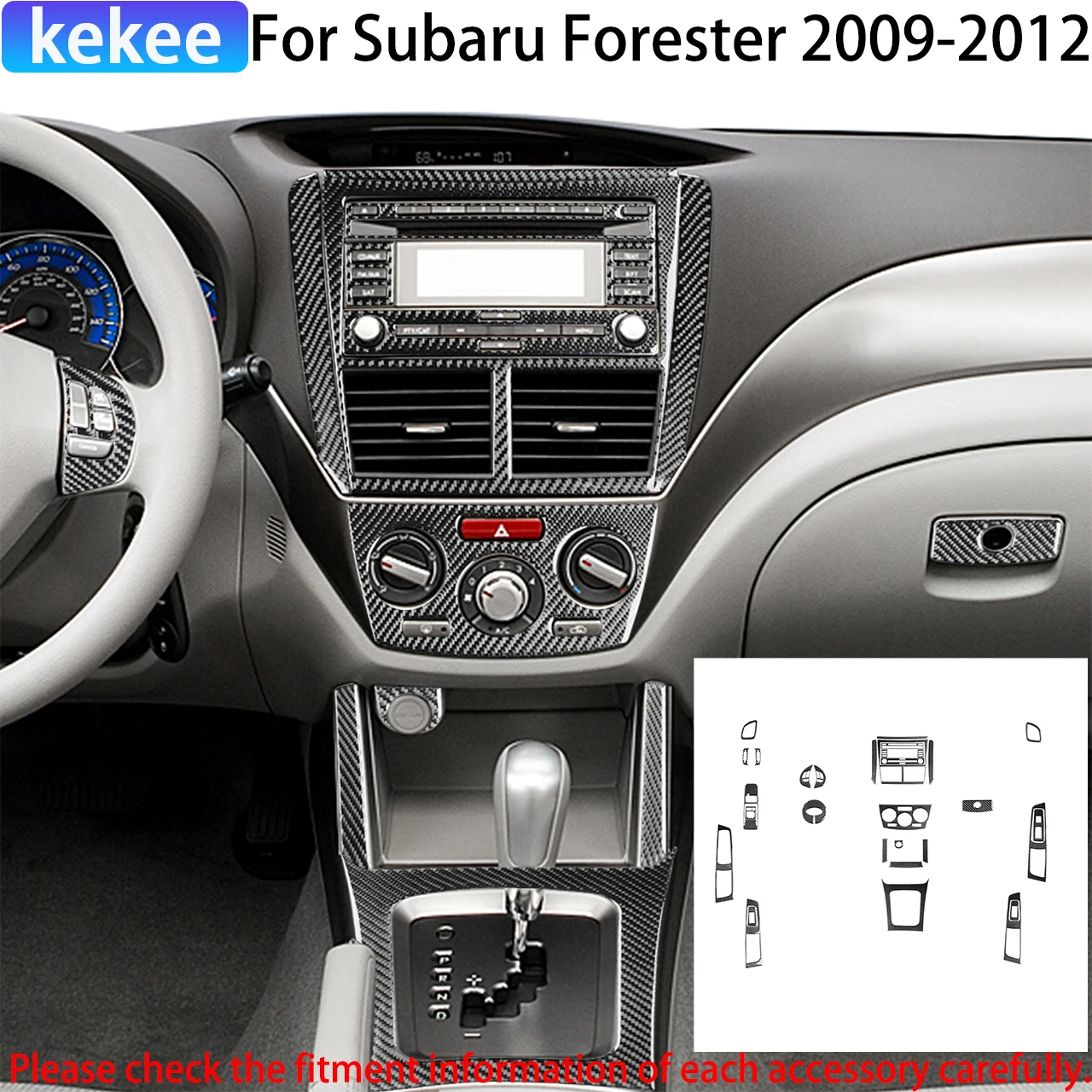 For Subaru Forester 2009-2013 Carbon Fiber Gear Shift Center Console Dashboard Air Outlet Interior Car Accessories Cover Sticker
For Subaru Forester 2009-2013 Carbon Fiber Gear Shift Center Console Dashboard Air Outlet Interior Car Accessories Cover Sticker