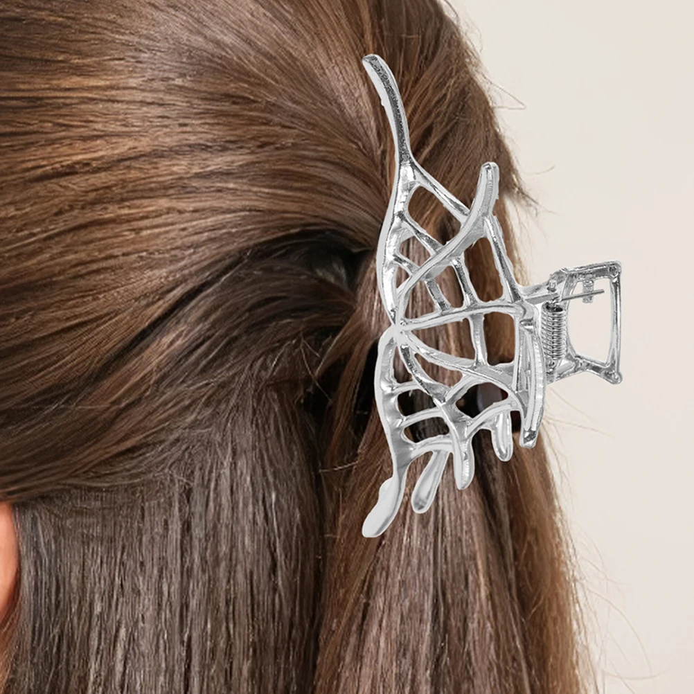 2Pcs Black Metal Spiderweb Hair Clips Stylish Hair Jaw Clip for Women Decorative Hair Accessories
2Pcs Black Metal Spiderweb Hair Clips Stylish Hair Jaw Clip for Women Decorative Hair Accessories