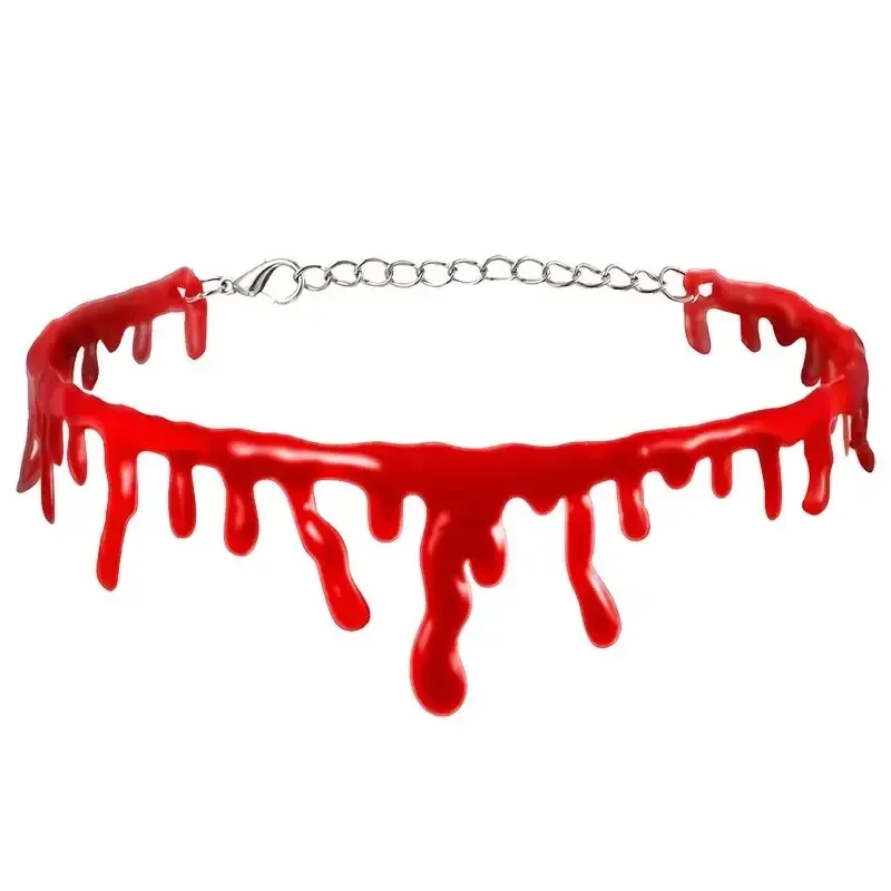 Halloween Blood Necklace Horror Blooddrop Necklace Vampire Dark Blood Necklace Haunted House Personality Bleeding Necklace
Halloween Blood Necklace Horror Blooddrop Necklace Vampire Dark Blood Necklace Haunted House Personality Bleeding Necklace