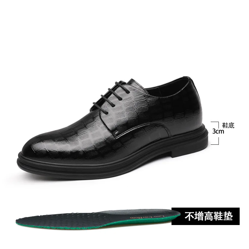 High Quality Height Increase 3/6/8 Cm Oxford Shoes Fashion Men Dress Shoes Genuine Cow Leather Shoes for Men New Formal Shoe
High Quality Height Increase 3/6/8 Cm Oxford Shoes Fashion Men Dress Shoes Genuine Cow Leather Shoes for Men New Formal Shoe