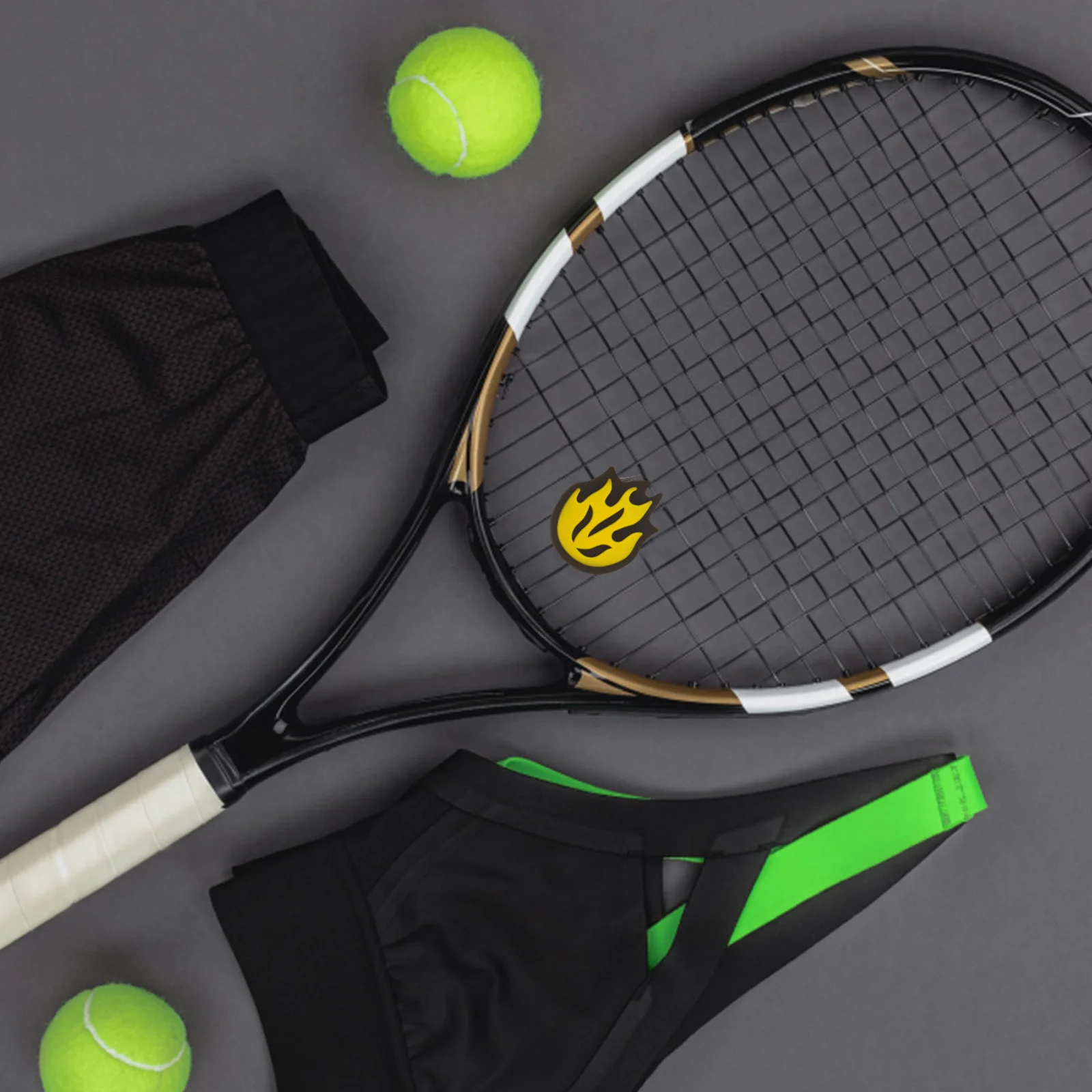6 Pcs Tennis Racket Shock Absorber Yellow Silicone Dampeners for Improved Control Comfort Reducer Professional
6 Pcs Tennis Racket Shock Absorber Yellow Silicone Dampeners for Improved Control Comfort Reducer Professional