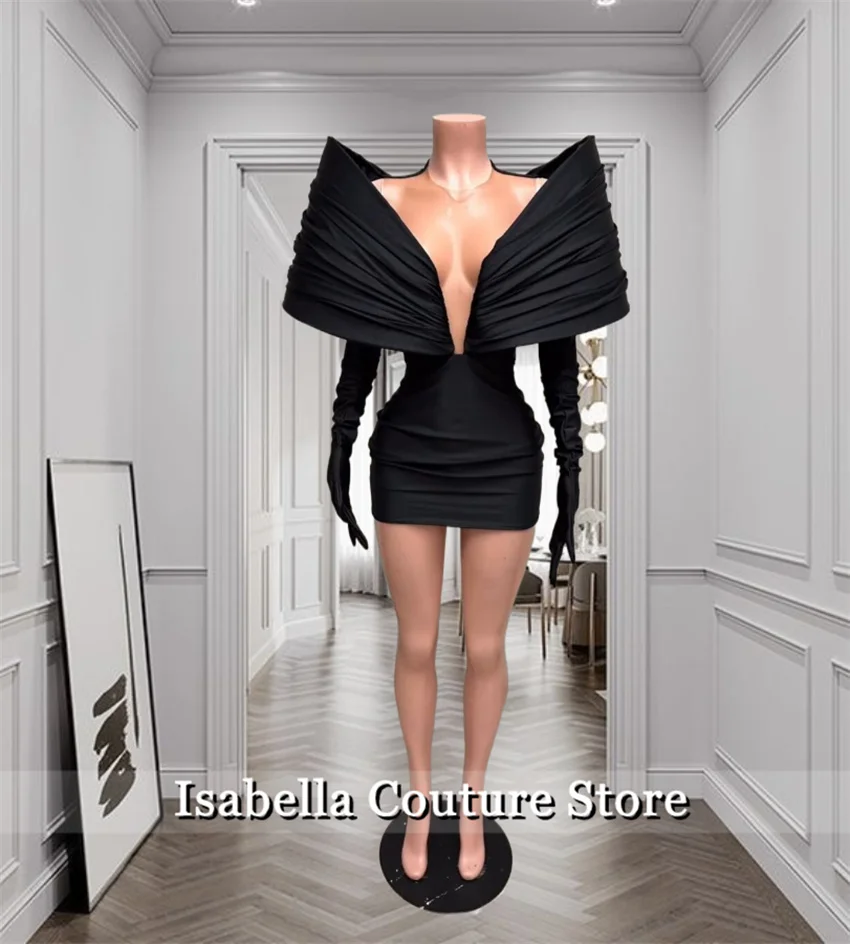 Stunning New Arrival 2025 Black Prom Gown With Two Gloves Off Shoulder Birthday Party Cocktail Dresses Robe De Bal Customized
Stunning New Arrival 2025 Black Prom Gown With Two Gloves Off Shoulder Birthday Party Cocktail Dresses Robe De Bal Customized