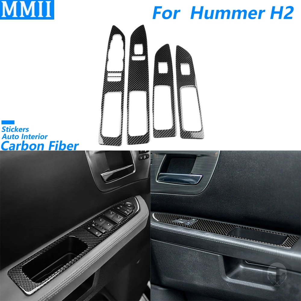 Для Hummer H2 2008 2009, переключатель подъема окна из углеродного волокна, панель управления, декоративная крышка, автомобильные аксессуары, наклейка на внутреннюю отделку
Для Hummer H2 2008 2009, переключатель подъема окна из углеродного волокна, панель управления, декоративная крышка, автомобильные аксессуары, наклейка на внутреннюю отделку
