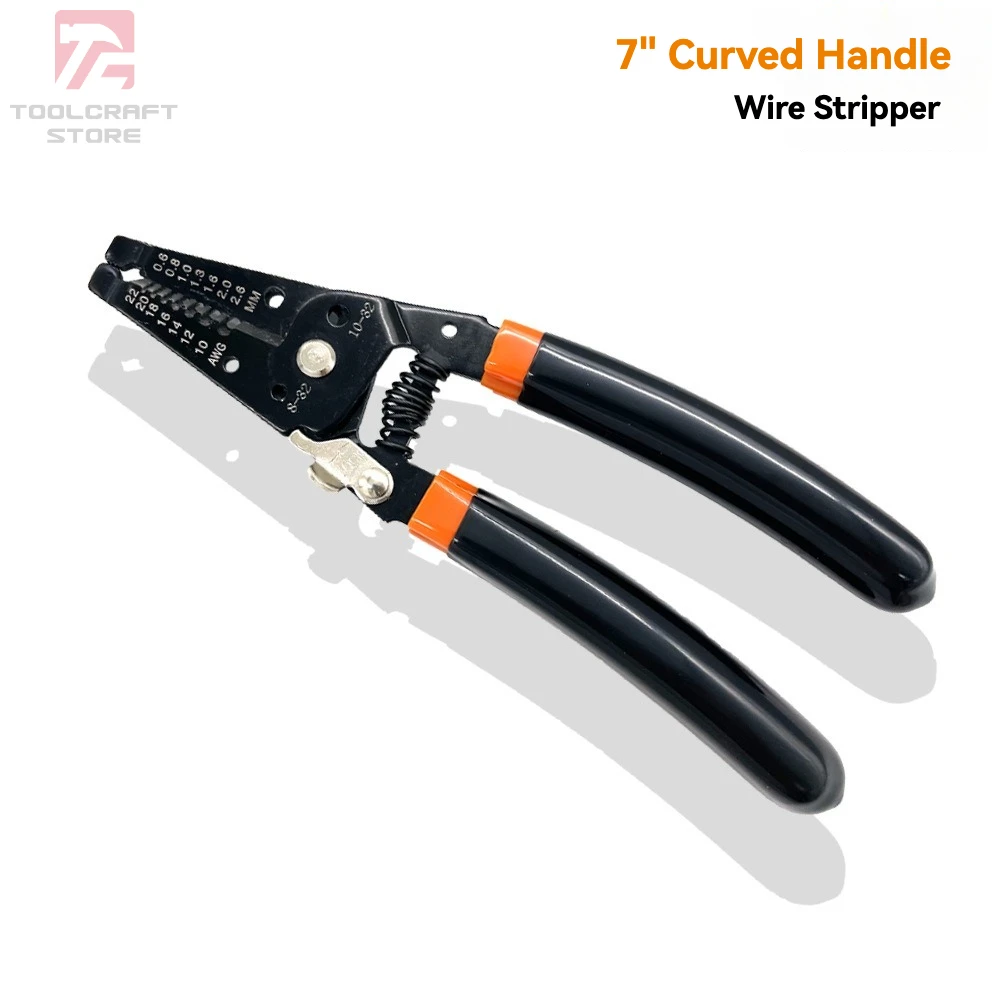 -Inch Bent Handle Multi-functional Electrician Wire Stripper: Fully Heat-Treated for Professional Use
-Inch Bent Handle Multi-functional Electrician Wire Stripper: Fully Heat-Treated for Professional Use
