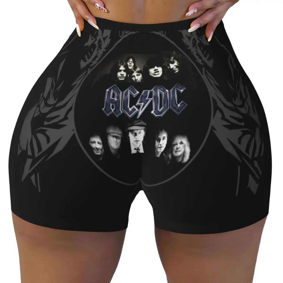Винтажные байкерские шорты для бега в стиле рок AC/DC, женские шорты для бега в стиле хэви-метал, музыкальные шорты для йоги
Винтажные байкерские шорты для бега в стиле рок AC/DC, женские шорты для бега в стиле хэви-метал, музыкальные шорты для йоги