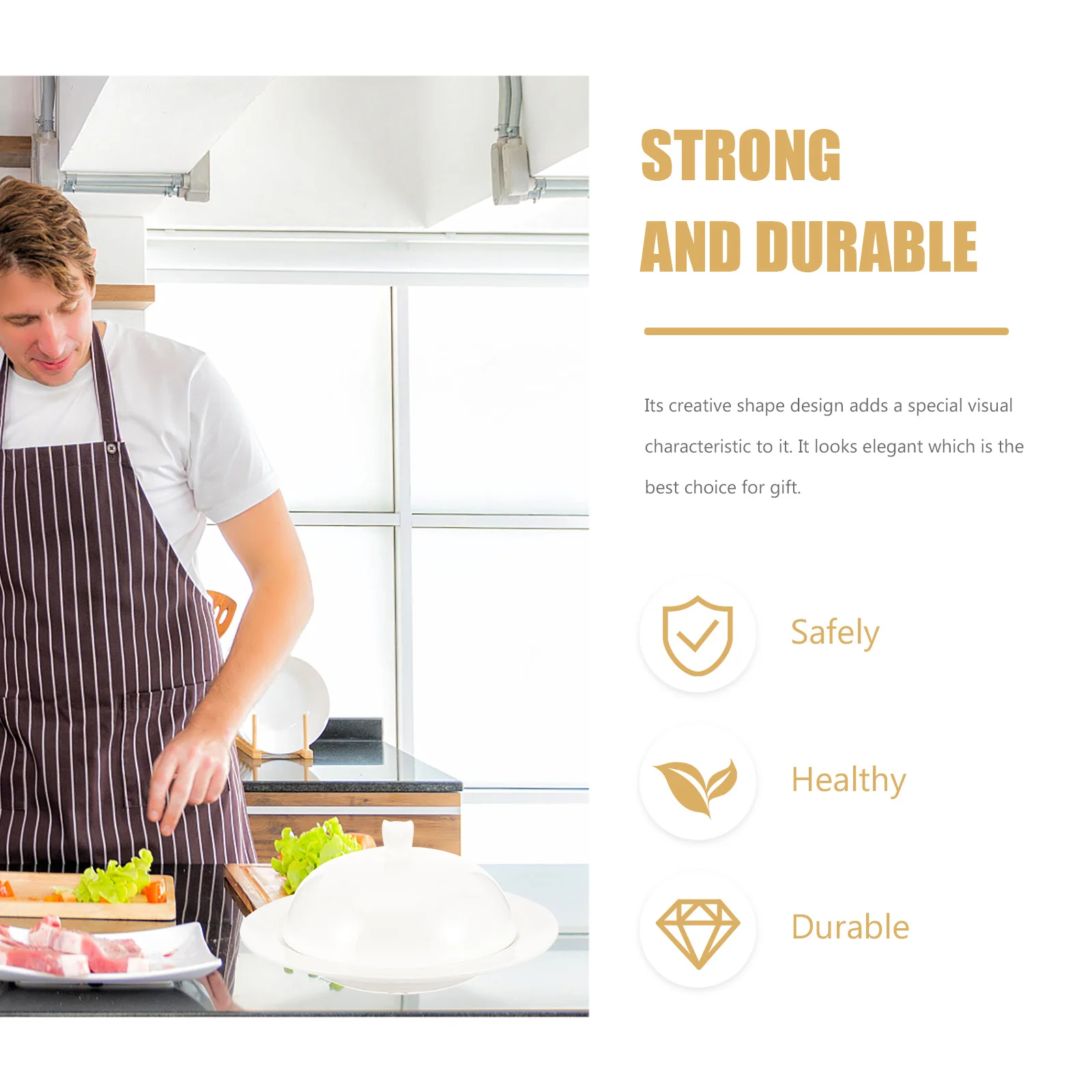 Elegant Lidded Ceramic Plate Salad Pasta Dessert Appetizer Serving Platter Home Kitchen Decorative Multi-Function
Elegant Lidded Ceramic Plate Salad Pasta Dessert Appetizer Serving Platter Home Kitchen Decorative Multi-Function