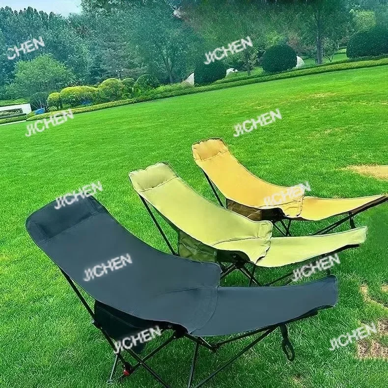 JCH Outdoor folding chair removable recliner three-gear adjustment with leg support moon chair camping lunch break portable back
JCH Outdoor folding chair removable recliner three-gear adjustment with leg support moon chair camping lunch break portable back