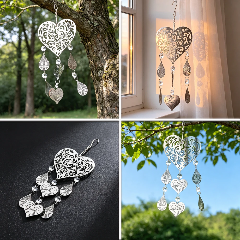 Love Fairy Heart Hanging Decoration Metal Wind Spinner for Home Garden Patio Decor Gift for Her Wedding Anniversary Birthday
Love Fairy Heart Hanging Decoration Metal Wind Spinner for Home Garden Patio Decor Gift for Her Wedding Anniversary Birthday