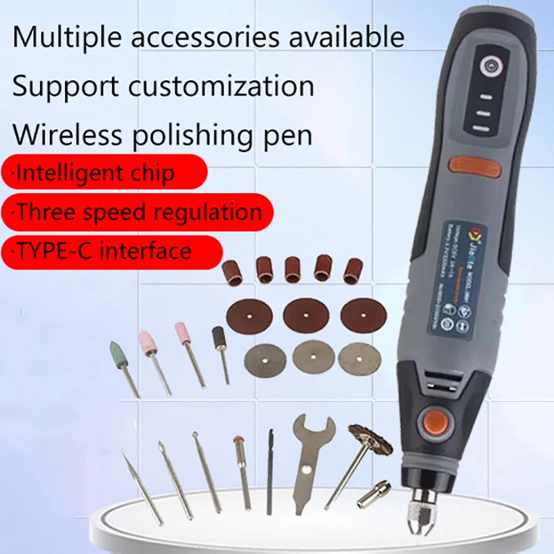 USB Cordless Rotary Tool Mini Drill Engraving Pen Electric Mini Wireless Drill With Accessories DIY Set
USB Cordless Rotary Tool Mini Drill Engraving Pen Electric Mini Wireless Drill With Accessories DIY Set