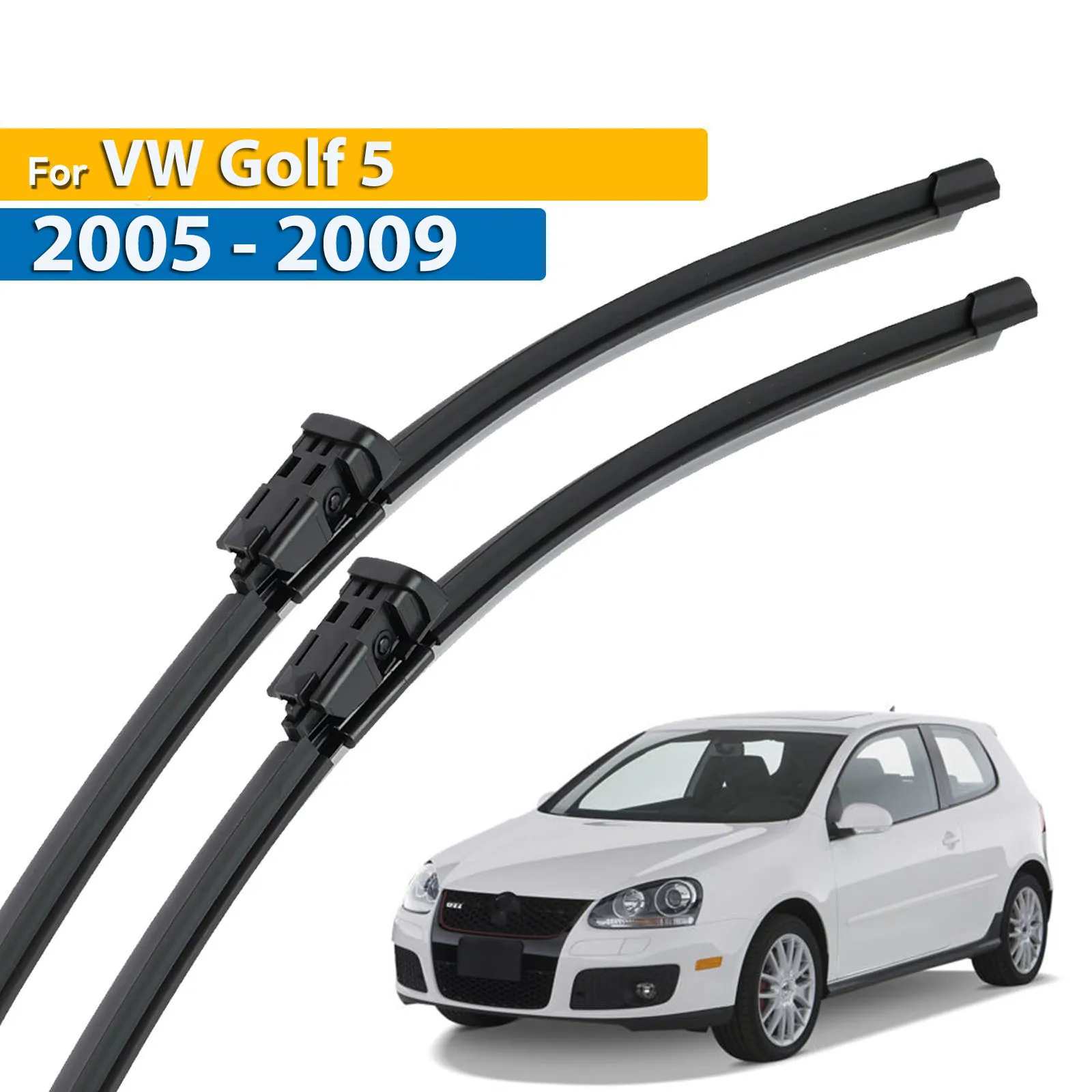 Erick's Wiper LHD Front Wiper Blades For VW Golf 5 2005 - 2009 Windshield Windscreen Window Rain Brushes Push Button 24"+19"
Erick's Wiper LHD Front Wiper Blades For VW Golf 5 2005 - 2009 Windshield Windscreen Window Rain Brushes Push Button 24"+19"