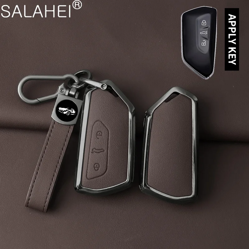 Alloy Leather Car Key Case Cover For VW Volkswagen Golf 8 MK8 ID.3 ID.4 Cupra Skoda Octavia A8 SEAT Leon MK4 2020 2021 Accessory
Alloy Leather Car Key Case Cover For VW Volkswagen Golf 8 MK8 ID.3 ID.4 Cupra Skoda Octavia A8 SEAT Leon MK4 2020 2021 Accessory
