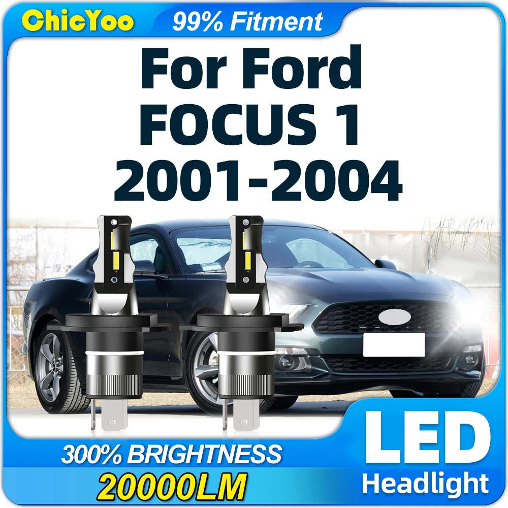 H4 LED Headlight Bulbs 20000LM High Low Beam 6000K White Canbus Car Lights 12V 24V For Ford FOCUS 1 2001 2002 2003 2004
H4 LED Headlight Bulbs 20000LM High Low Beam 6000K White Canbus Car Lights 12V 24V For Ford FOCUS 1 2001 2002 2003 2004