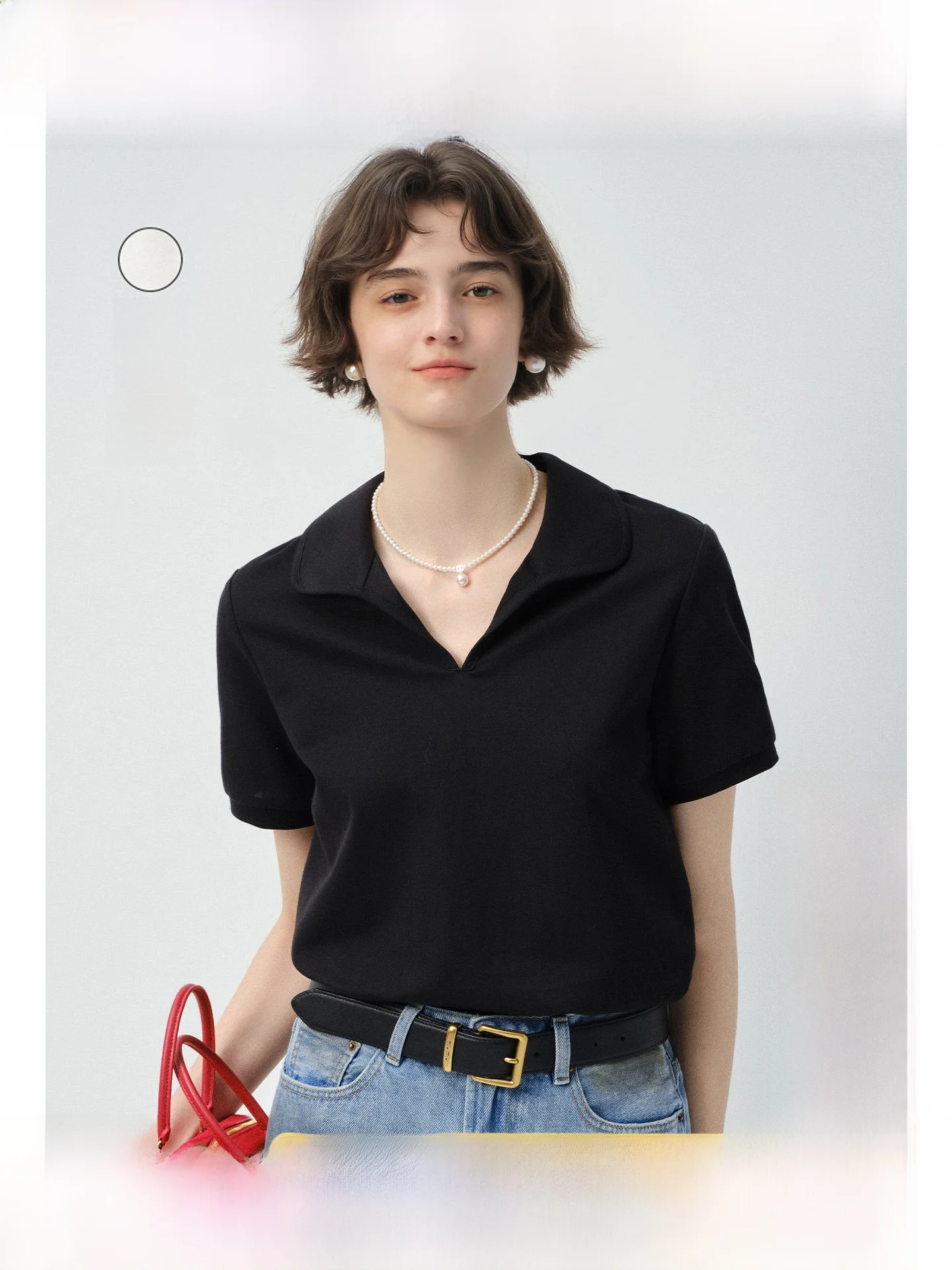 plus Size Women's T-Shirt V-Neck Short Sleeve Casual Style Loose Fit Summer Inner Wear Pure Color Versatile Fashion for Plump MM
plus Size Women's T-Shirt V-Neck Short Sleeve Casual Style Loose Fit Summer Inner Wear Pure Color Versatile Fashion for Plump MM