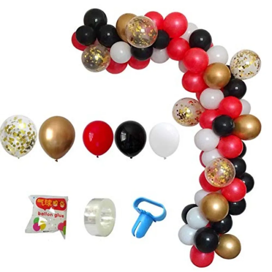 DIY Balloon Arch and Garland Kit, Party Balloons Decoration, Gold Confetti Balloons and Gold White Latex Balloons for Baby Show
DIY Balloon Arch and Garland Kit, Party Balloons Decoration, Gold Confetti Balloons and Gold White Latex Balloons for Baby Show