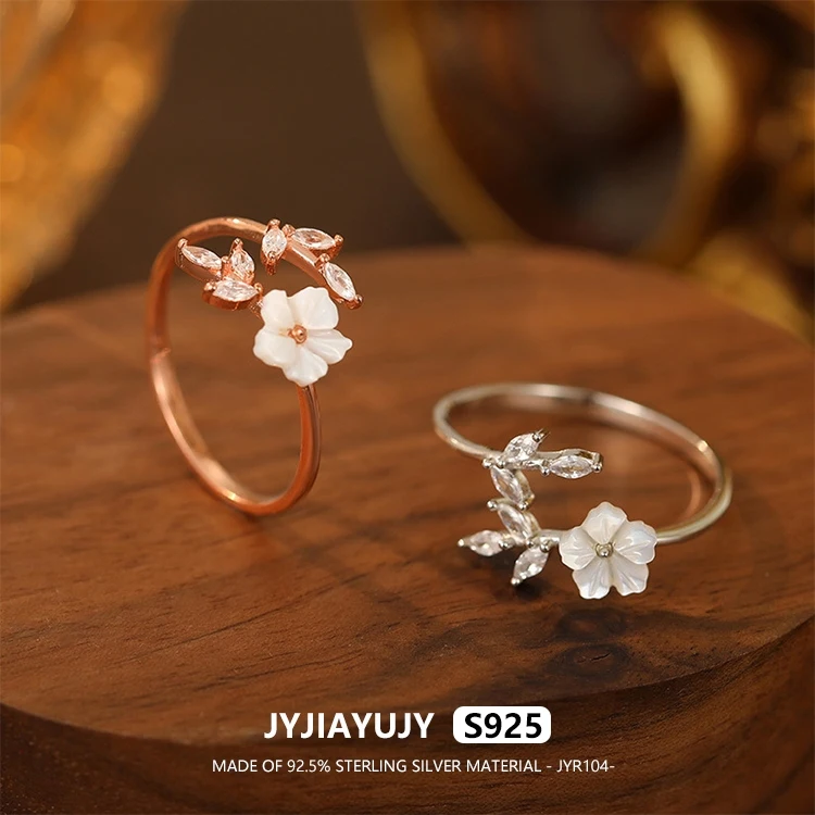 JYJIAYUJY 100% Whole Original Sterling Silver S925 Adjustable Ring Flower Zircon Fashion Woman Jewelry Gift Daily JYR104
JYJIAYUJY 100% Whole Original Sterling Silver S925 Adjustable Ring Flower Zircon Fashion Woman Jewelry Gift Daily JYR104