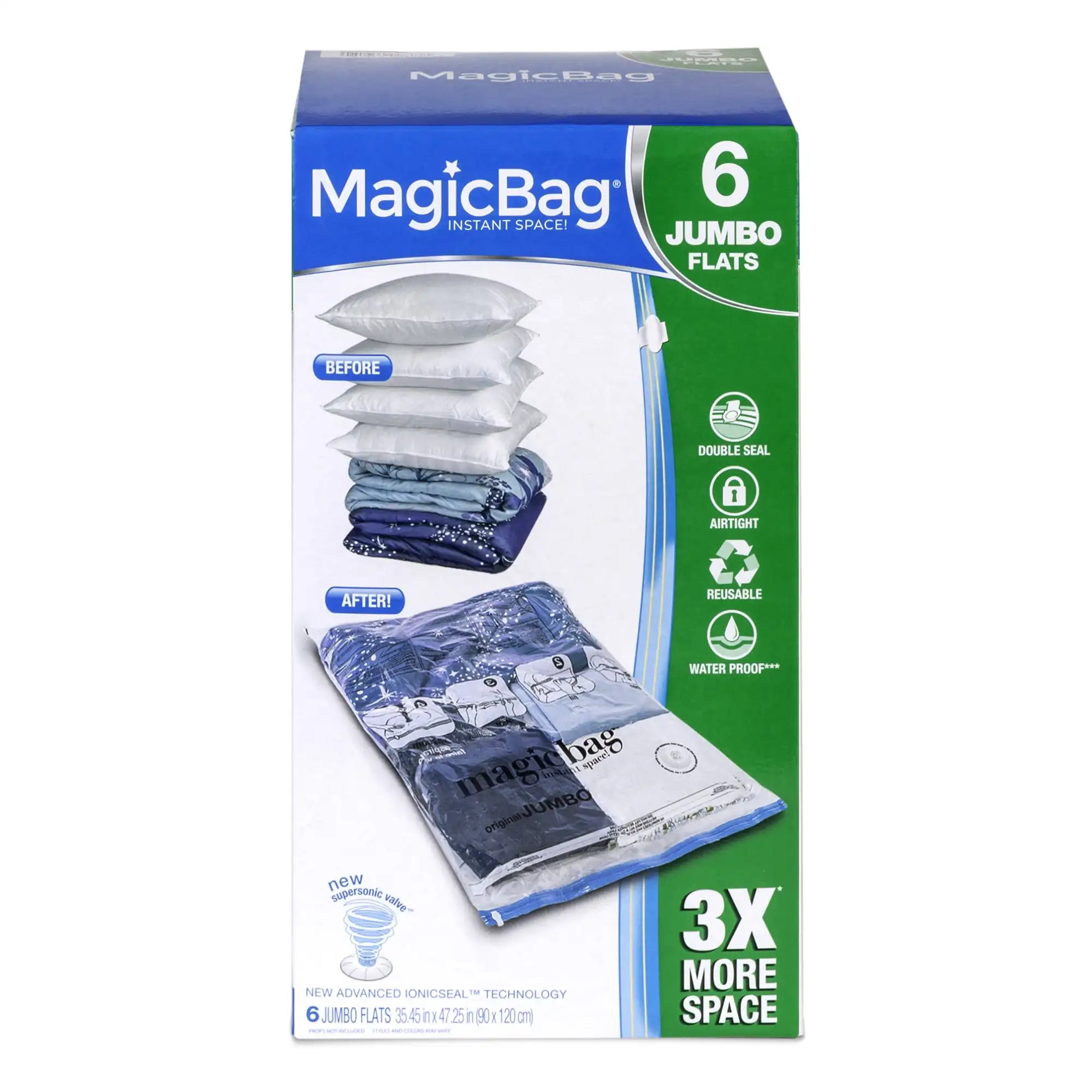 Портативная мгновенная экономия места для хранения Promart MagicBag, 6 шт., прозрачная
Портативная мгновенная экономия места для хранения Promart MagicBag, 6 шт., прозрачная
