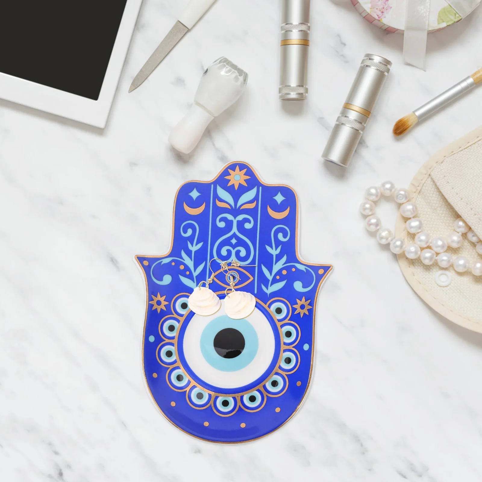 Ceramic Nut Plate Candy Tray Coin Evil Eye Dish Racks Catchall Dessert Platter Decor Home
Ceramic Nut Plate Candy Tray Coin Evil Eye Dish Racks Catchall Dessert Platter Decor Home