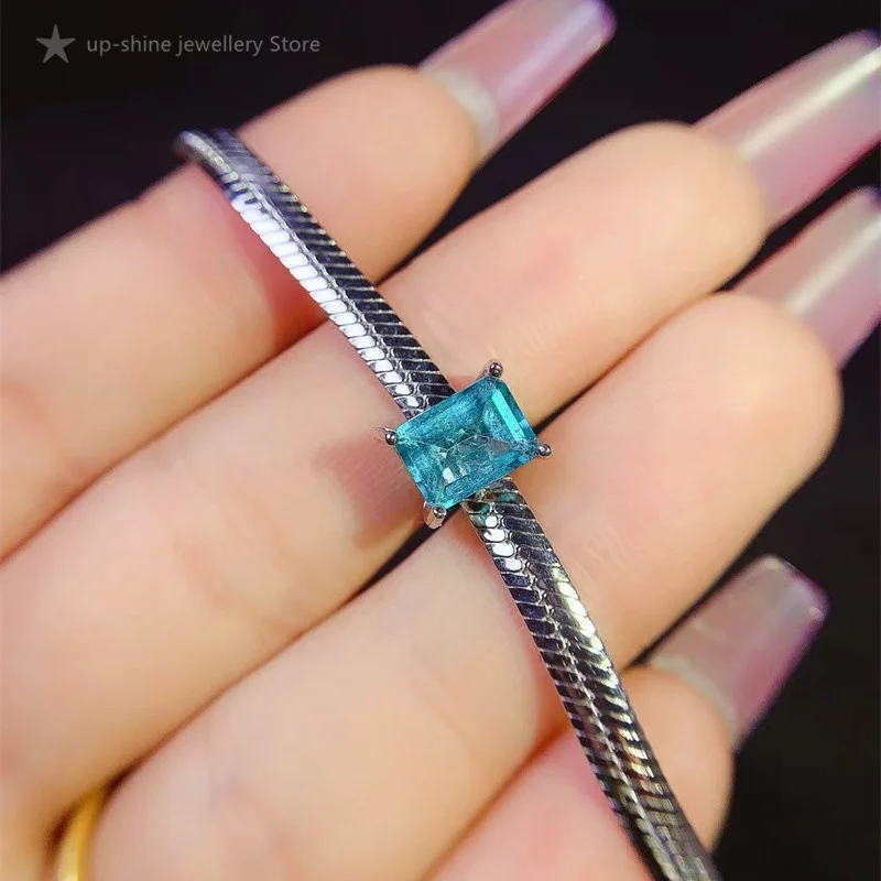Simple and Fashionable Natural Topaz Bracelet, 925 Silver Bracelet, a Gift For a Friend
Simple and Fashionable Natural Topaz Bracelet, 925 Silver Bracelet, a Gift For a Friend