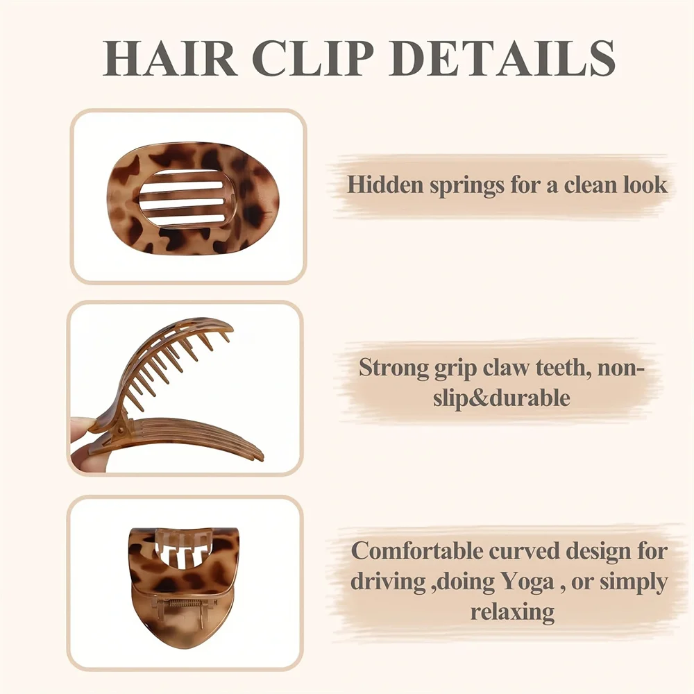 4Pcs/Set New Elegant Matte Acrylic Rounded Duckbill Hair Clips Women Fashion Solid Color Plastic Hairpin Hair Accessories
4Pcs/Set New Elegant Matte Acrylic Rounded Duckbill Hair Clips Women Fashion Solid Color Plastic Hairpin Hair Accessories