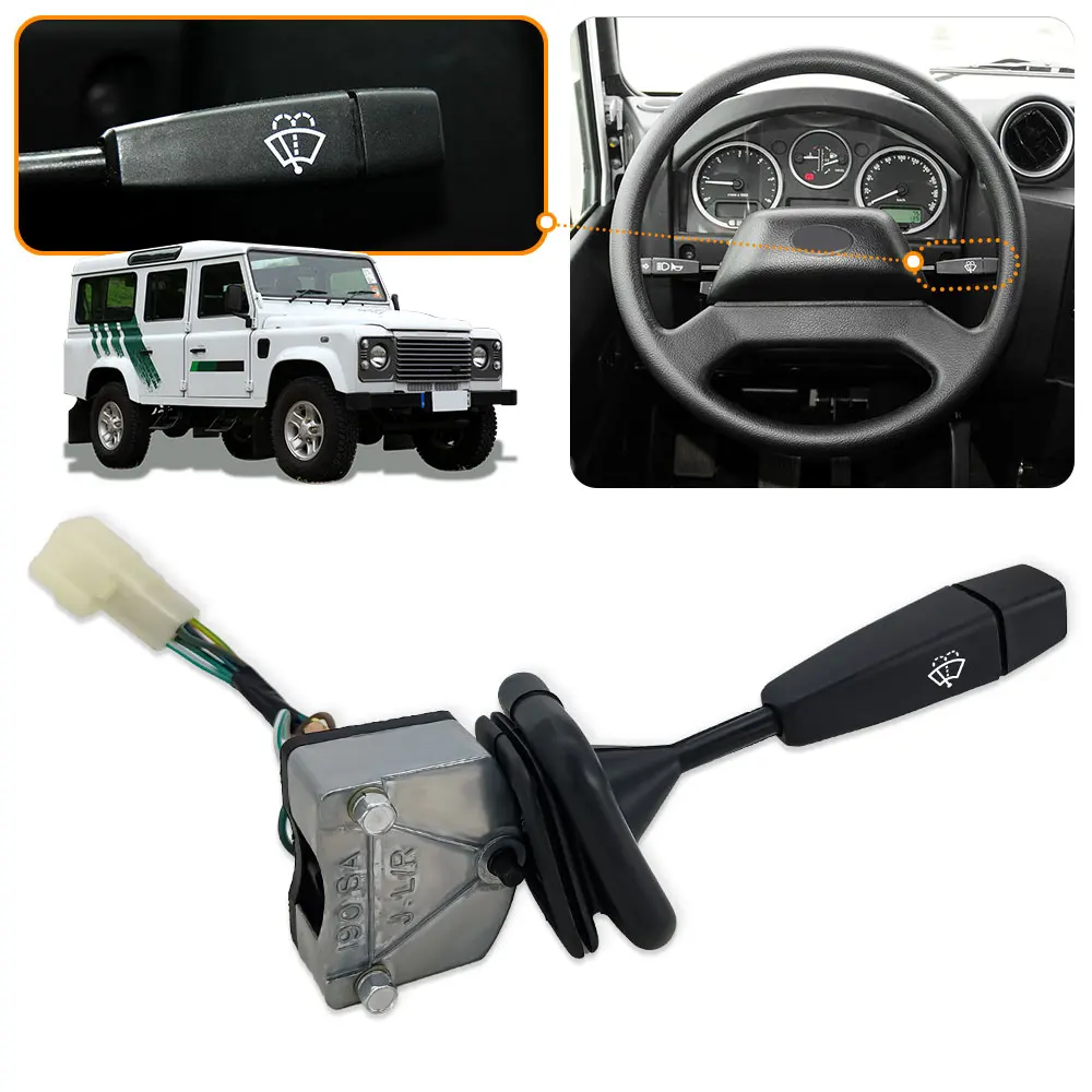 for Land Rover Defender 90 110 Wiper Washer Switch PRC7370 AMR6106 Car Windscreen Wash Washer Pump Wiper Control Stalk Switch
for Land Rover Defender 90 110 Wiper Washer Switch PRC7370 AMR6106 Car Windscreen Wash Washer Pump Wiper Control Stalk Switch