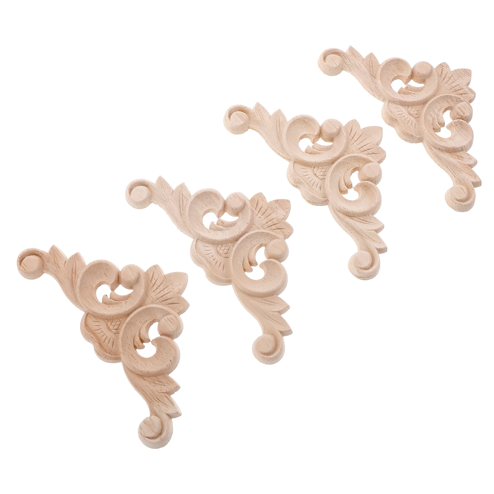 4pcs Solid Wood Corner Flower Decoration Stickers Home Appliques Onlays Furniture DIY European Style Wooden Accents Cabinet
4pcs Solid Wood Corner Flower Decoration Stickers Home Appliques Onlays Furniture DIY European Style Wooden Accents Cabinet