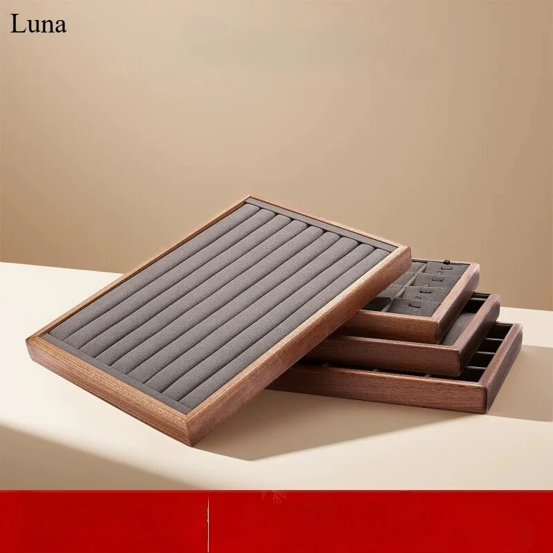 Solid Walnut Wood Jewelry Display Tray, Storage Plate for Ring Necklace Bracelet, Antique Appraisal Plate for Collectors
Solid Walnut Wood Jewelry Display Tray, Storage Plate for Ring Necklace Bracelet, Antique Appraisal Plate for Collectors