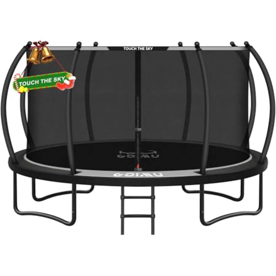 Outdoor recreational trampoline for yard use galvanized steel frame with rust-resistant coating black enclosure net bolt-free a
Outdoor recreational trampoline for yard use galvanized steel frame with rust-resistant coating black enclosure net bolt-free a