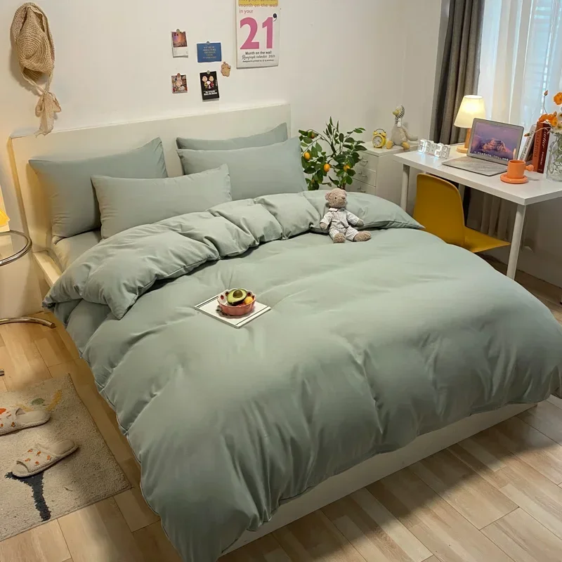 100% Cotton Bedding Set with Sheet Duvet Cover Pillowcases Nordic Flat Bedsheets Bed Linens Single Double Bedspreads Couple Size
100% Cotton Bedding Set with Sheet Duvet Cover Pillowcases Nordic Flat Bedsheets Bed Linens Single Double Bedspreads Couple Size