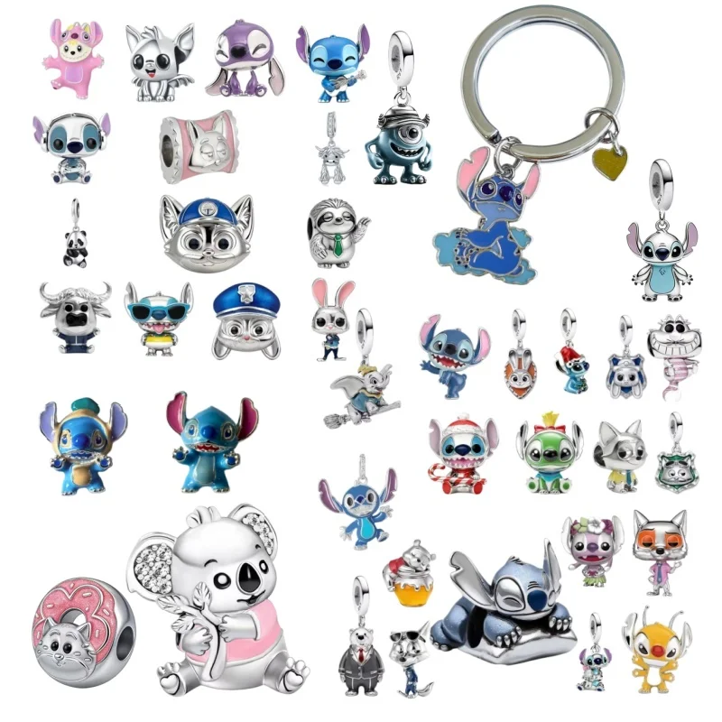 Disney Zootopia Animation 925 Silver Cartoon Police Rabbit Fox Panda Sunglasses Dog Enamel Beads, Bracelet DIY Jewelry Gift
Disney Zootopia Animation 925 Silver Cartoon Police Rabbit Fox Panda Sunglasses Dog Enamel Beads, Bracelet DIY Jewelry Gift