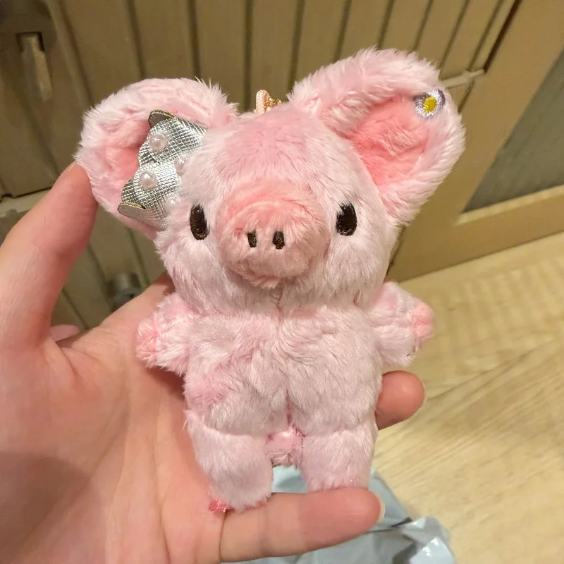 Cartoon Piggy Girl Pink Pig Crown and Bow Headwear Soft Plush Keychain Schoolbag Hanging Trinket Kawaii Canvas Bag Decoration
Cartoon Piggy Girl Pink Pig Crown and Bow Headwear Soft Plush Keychain Schoolbag Hanging Trinket Kawaii Canvas Bag Decoration