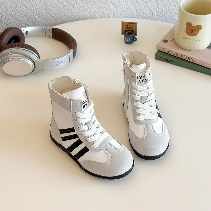New Girls Stylish High Top Sneakers Fashion Classic Breathable Comfortable Kids Casual Shoes School Non-slip Children Suede Shoe
New Girls Stylish High Top Sneakers Fashion Classic Breathable Comfortable Kids Casual Shoes School Non-slip Children Suede Shoe
