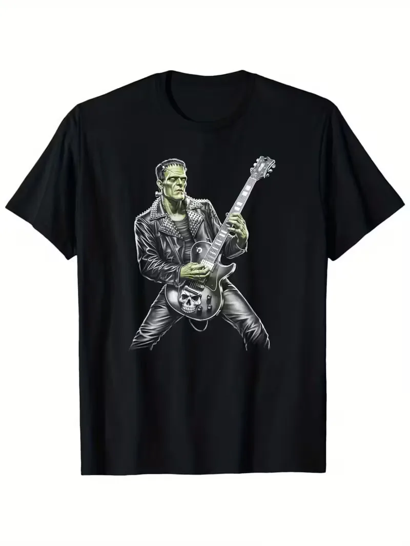 Rock Guitarist Playing Frankenstein Music T-Shirt
Rock Guitarist Playing Frankenstein Music T-Shirt