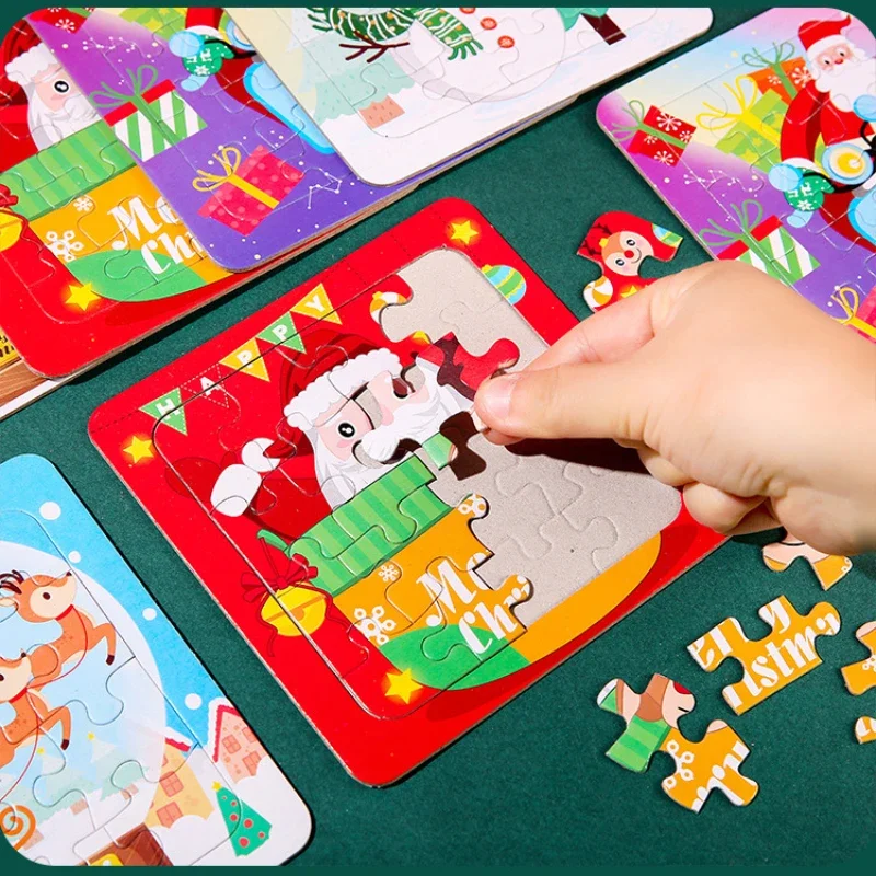 Mini Christmas Paper Jigsaw Puzzles Educational Toys Santa Claus Snowman Kids Birthday Party Favors Kindergarten Rewards Pinata
Mini Christmas Paper Jigsaw Puzzles Educational Toys Santa Claus Snowman Kids Birthday Party Favors Kindergarten Rewards Pinata