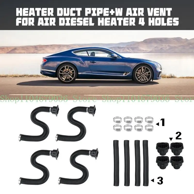 652F RV Boat 42mm Duct Pipe Tube+Air Vent Outlet for Air Heater 4 Holes Truck
652F RV Boat 42mm Duct Pipe Tube+Air Vent Outlet for Air Heater 4 Holes Truck
