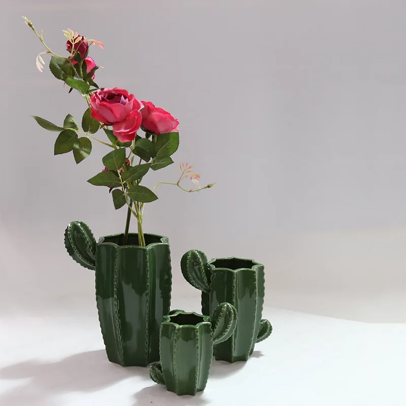Nordic Cactus Vase Home Decorations Porcelain Flower Pot Home And Decoration Green Cactus Modern Room Decoration Desktop Decor
Nordic Cactus Vase Home Decorations Porcelain Flower Pot Home And Decoration Green Cactus Modern Room Decoration Desktop Decor