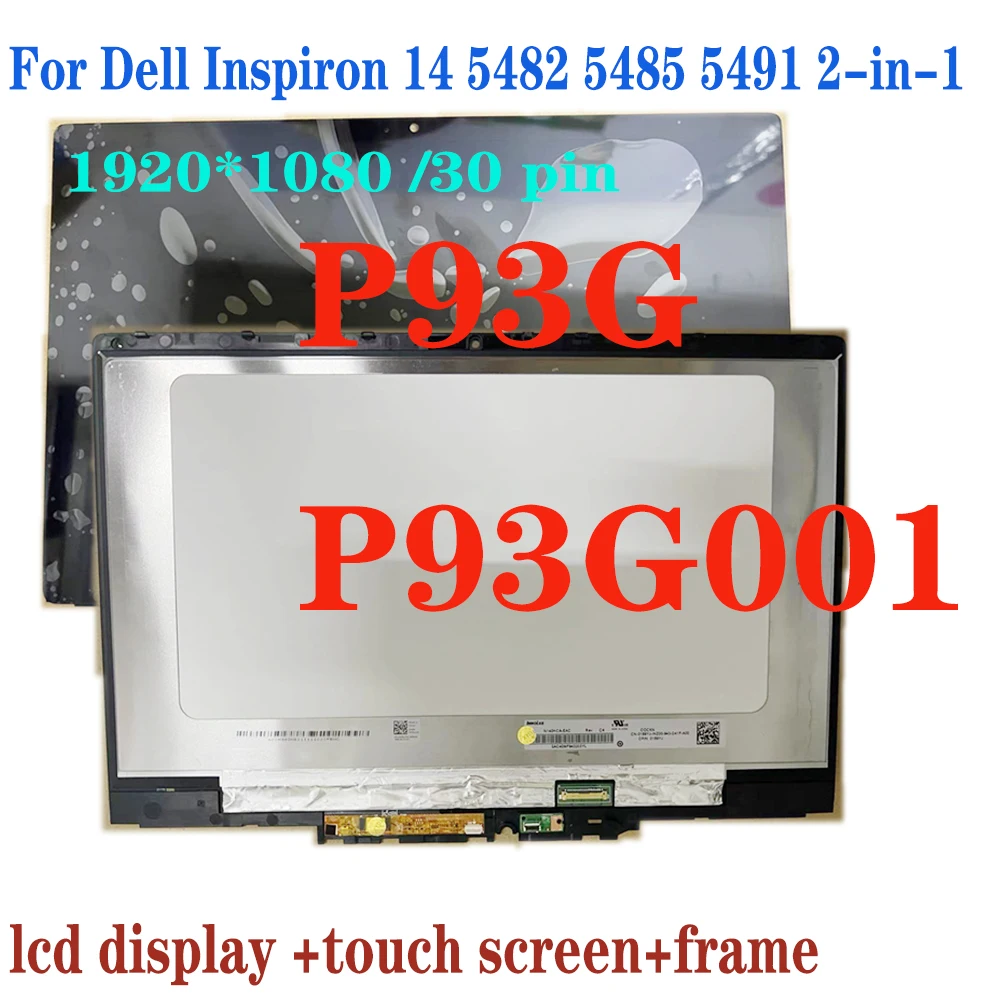 Оригинальный ЖК-дисплей 14 дюймов FHD для Dell Inspiron 14 5482 5485 5491 2 в 1 P93G P93G001, ЖК-дисплей, сенсорный дигитайзер, экран в сборе
Оригинальный ЖК-дисплей 14 дюймов FHD для Dell Inspiron 14 5482 5485 5491 2 в 1 P93G P93G001, ЖК-дисплей, сенсорный дигитайзер, экран в сборе
