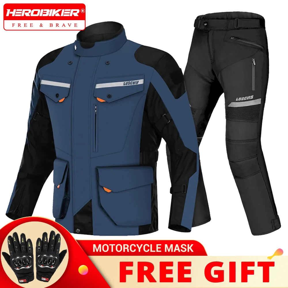 Motorcycle Jacket Waterproof Motocross Jacket Pants Suit Moto Jacket Racing Motorbike Jacket Wear-resistant Riding Clothes Man
Motorcycle Jacket Waterproof Motocross Jacket Pants Suit Moto Jacket Racing Motorbike Jacket Wear-resistant Riding Clothes Man