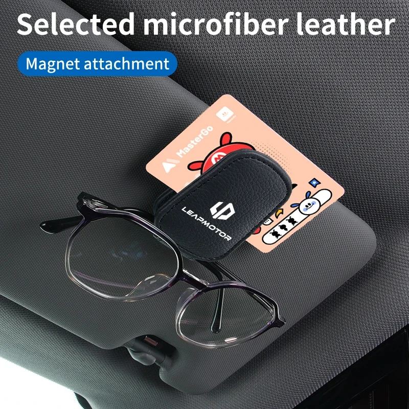 Leather Car Sun Visor Sunglasses Holder Glasses Storage Clip For Leapmotor C16 B10 C11 C10 C01 T03 Interior Accessories
Leather Car Sun Visor Sunglasses Holder Glasses Storage Clip For Leapmotor C16 B10 C11 C10 C01 T03 Interior Accessories