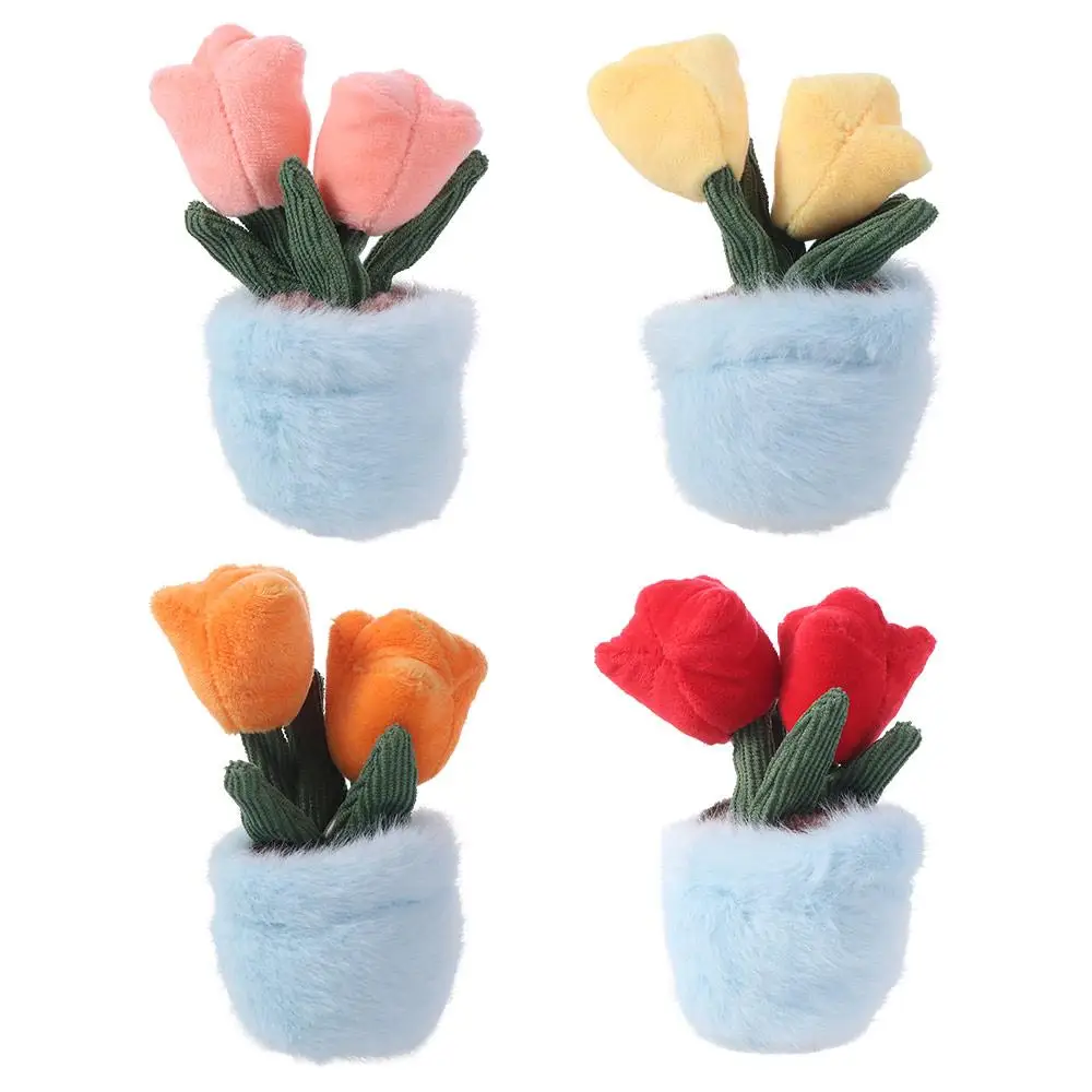 Plush Tulip Flower Potted Plant Simulated Tulip Flower Keychain Simulated School Bag Decor Plush Flower Key Ring Cartoon
Plush Tulip Flower Potted Plant Simulated Tulip Flower Keychain Simulated School Bag Decor Plush Flower Key Ring Cartoon