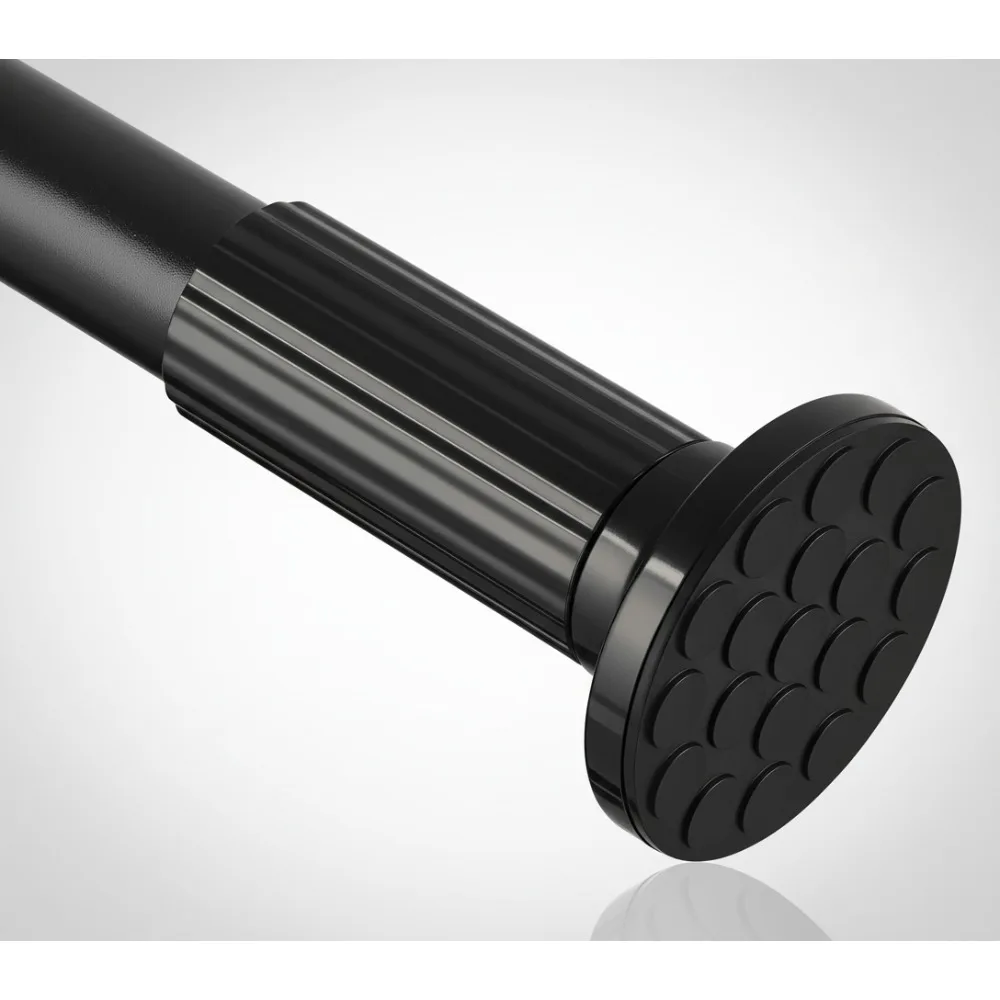 Extra Long Adjustable Tension Curtain Rod, No Drill Installation for Patio, Bathroom & Window, Black
Extra Long Adjustable Tension Curtain Rod, No Drill Installation for Patio, Bathroom & Window, Black