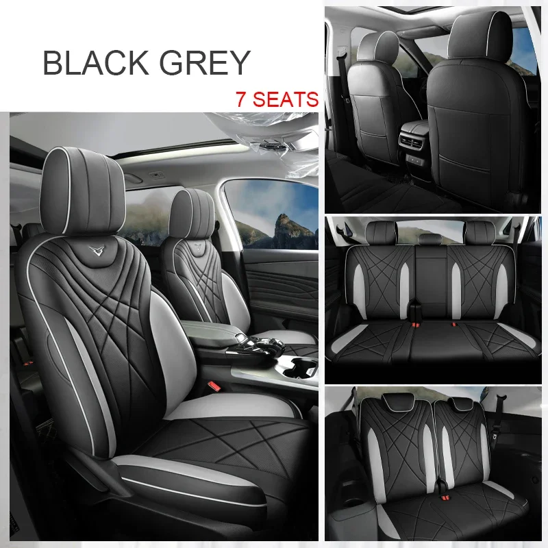 Custom PU Leather For KAIYI X7 5/7Seats 2023-Present Car Seat Protect Cover Auto Anti-Slip Luxury Waterproof Seat Pad Accessory
Custom PU Leather For KAIYI X7 5/7Seats 2023-Present Car Seat Protect Cover Auto Anti-Slip Luxury Waterproof Seat Pad Accessory