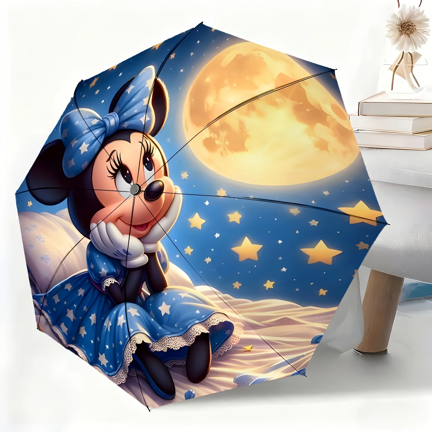 Автоматический зонт с персонажами мультфильмов Диснея, 1 шт., универсальный зонт для солнца и дождя, портативный складной зонт.
Автоматический зонт с персонажами мультфильмов Диснея, 1 шт., универсальный зонт для солнца и дождя, портативный складной зонт.