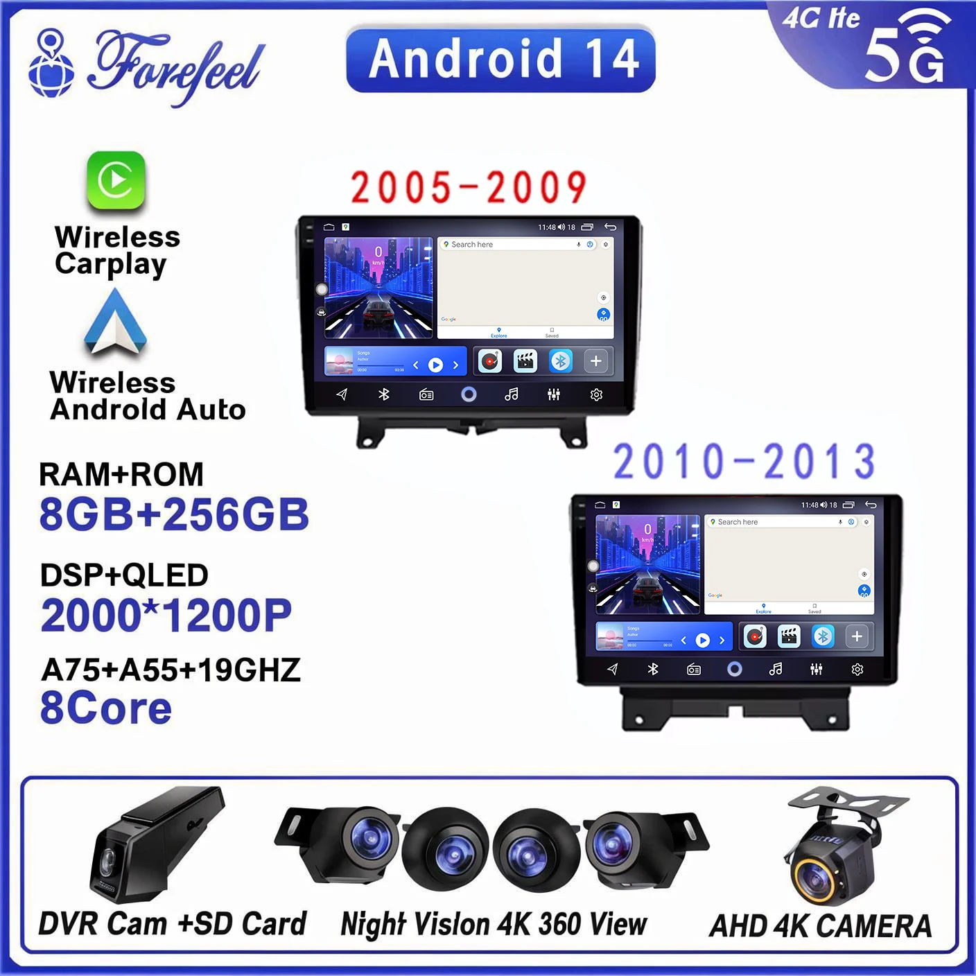 Android 13 для Land Rover Range Sport 2005 2006 2007 2008 2009, монитор, мультимедийный автомобильный GPS-навигатор, радио-видеоплеер, видеорегистратор
Android 13 для Land Rover Range Sport 2005 2006 2007 2008 2009, монитор, мультимедийный автомобильный GPS-навигатор, радио-видеоплеер, видеорегистратор